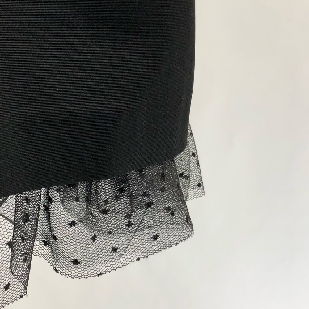 J Crew Long Sleeve Sheath Dress w Tulle Trim NEW - Picture 4 of 7